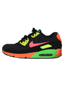 【中古】NIKE◆AIR MAX 90 NEON/エアマックスネオン/ブラック/CI2290-064/27.5cm/BLK【シューズ】