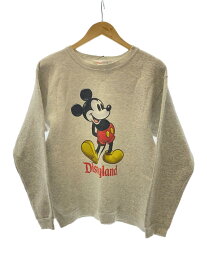 【中古】Disney VINTAGE◆スウェット/S/コットン/GRY/プリント【レディースウェア】