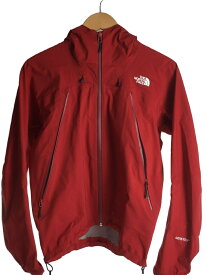 【中古】THE NORTH FACE◆PROGRESSOR JACKET_プログレッサージャケット/S/ゴアテックス/RED/無地【メンズウェア】