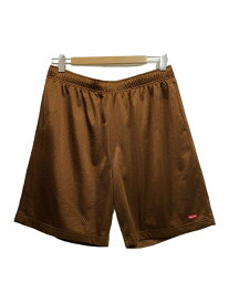 【中古】Supreme◆Small Box Baggy Mesh Short/ショートパンツ/M/ポリエステル/BRW//【メンズウェア】