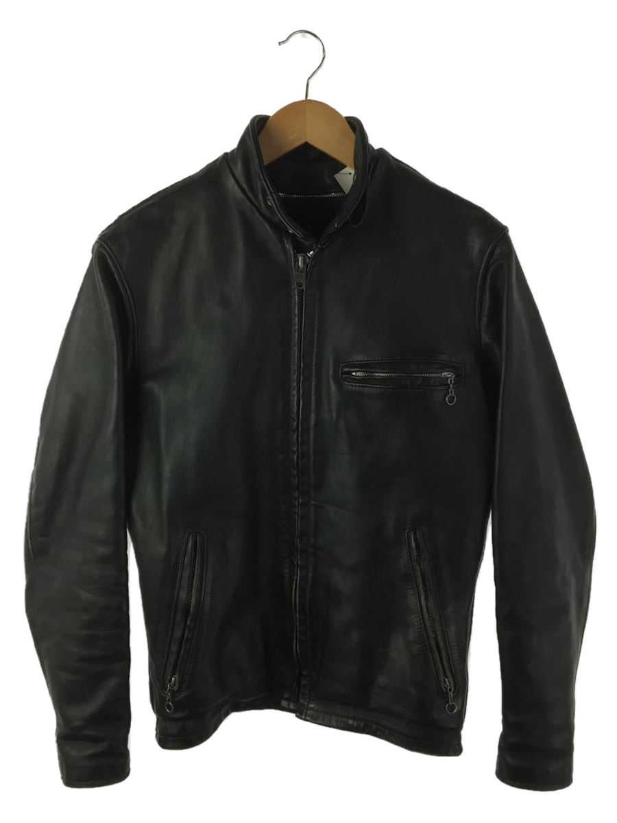 Used Schott 641/Single Rider Jacket/Blouson/34/Leather/Black Men