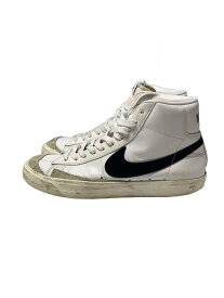 【中古】NIKE◆BLAZER MID 77 VNTG/ブレーザーミッドビンテージ/ホワイト/BQ6806-100/27.5cm【シューズ】