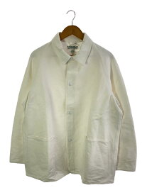 【中古】SASSAFRAS◆PRUNER COAT/ジャケット/L/コットン/WHT/SF-232044【メンズウェア】