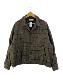 【中古】remer◆ジャケット/ブラウン/チェック/loose vintage check jacket/ルーズヴィンテージ/【メンズウェア】