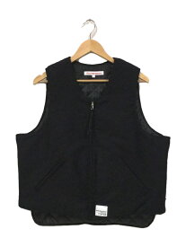 【中古】Richardson◆21SS/MOLESKIN INSULATED VEST/XL/コットン/BLK/無地/RIJ-11000-A【メンズウェア】