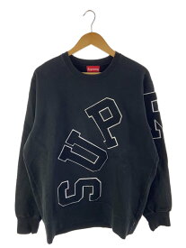 【中古】Supreme◆シュプリーム/20AW Big Arc Crewneck/スウェット/L/コットン/ブラック/黒【メンズウェア】