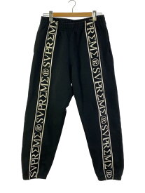 【中古】Supreme◆ROMAN SWEATPANT/ボトム/M/コットン/BLK【メンズウェア】