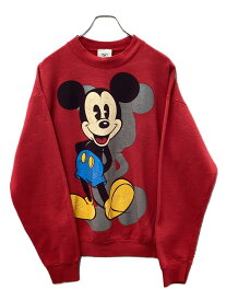 【中古】Disney VINTAGE◆スウェット/--/コットン/RED//【レディースウェア】