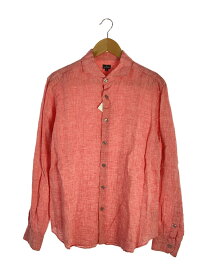 【中古】Paul Smith◆長袖シャツ/L/リネン/RED/PP-WR-39604【メンズウェア】