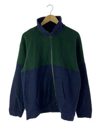 【中古】THE NORTH FACE PURPLE LABEL◆MOUNTAIN KNIT JACKET/L/ウール/GRN/無地【メンズウェア】