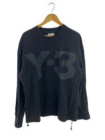 【中古】Y-3◆スウェット/L/コットン/BLK/GV4208【メンズウェア】