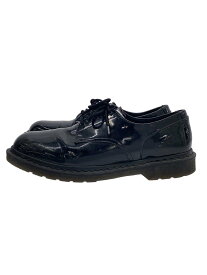 【中古】Dr.Martens◆×フラグメントデザイン/5ホール/UK12/BLK/24792/エナメル/? NULL ?【シューズ】