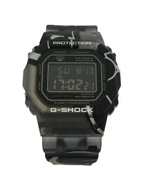 【中古】CASIO◆クォーツ腕時計_G-SHOCK/デジタル/ラバー/BLK/GRY/プラスチック【服飾雑貨他】