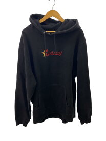 【中古】STUSSY◆3 Star Applique/パーカー/XXL/コットン/BLK/118317【メンズウェア】