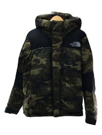 【中古】THE NORTH FACE◆ダウンジャケット/L/ポリエステル/マルチカラー/カモフラ/ND92241/袖内側穴あき有/袖汚【メンズウェア】