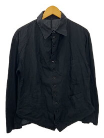 【中古】yohji yamamoto POUR HOMME◆長袖シャツ/3/コットン/BLK/HG-Y06-005【メンズウェア】