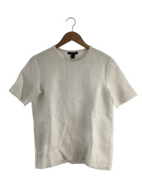 【中古】LOUIS VUITTON◆22SS/3DモノグラムTシャツ/M/コットン/WHT/RW221W LO0 FMKS06【レディースウェア】