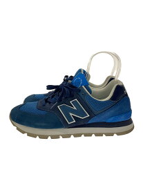 【中古】NEW BALANCE◆ローカットスニーカー/27cm/BLU/スウェード/ML574DCL【シューズ】