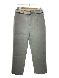 【中古】sacai◆23SS/Suiting Bonding Pants/ボンディングパンツ/3/ウール/GRY/23-03238M【メンズウェア】