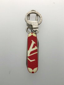 【中古】LOUIS VUITTON◆アクセサリー/--/RED/メンズ/MP2070【服飾雑貨他】