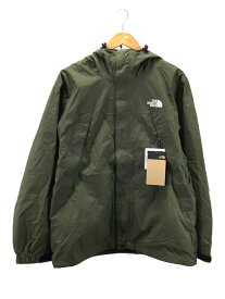 【中古】THE NORTH FACE◆SCOOP JACKET_スクープジャケット/L/ナイロン/KHK【メンズウェア】