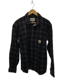 【中古】Carhartt◆L/S Flint Shirt/長袖シャツ/L/コットン/PUP/チェック【メンズウェア】