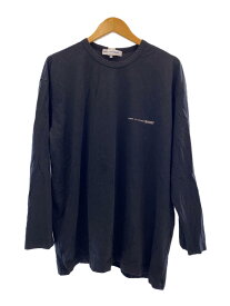 【中古】COMME des GARCONS SHIRT◆22SS/LOGO PRINT L/S TEE/長袖Tシャツ/L/コットン/ブラック/FI-T016【メンズウェア】