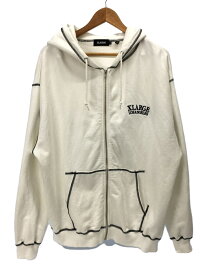 【中古】X-LARGE◆パーカー/XL/コットン/WHT/101233012013【メンズウェア】