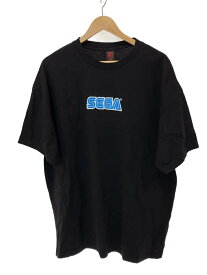 【中古】×SEGA/GEEKS RULE/Tシャツ/--/コットン/BLK/プリント【メンズウェア】