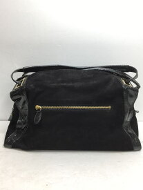 【中古】WAKO◆ハンドバッグ/--/BLK/無地/スレ有【バッグ】