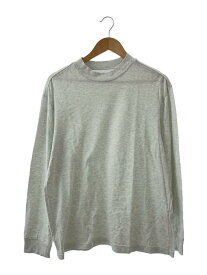 【中古】Supreme◆19AW/Micro Stripe Mock Neck/長袖Tシャツ/M/コットン/グレー/ボーダー【メンズウェア】