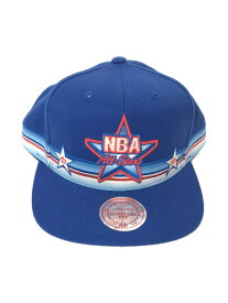 【中古】mitchell&ness◆キャップ/--/アクリル/BLU/メンズ/NBA ALL STARS【服飾雑貨他】