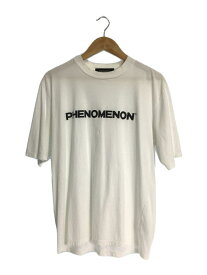 【中古】PHENOMENON◆オリジナルロゴ半袖Tシャツ/XL/コットン/WHT/プリント/白【メンズウェア】