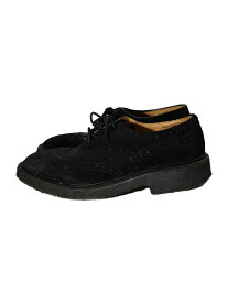 【中古】NEPENTHES◆シューズ/UK7.5/BLK/S633/アシンメトリー【シューズ】