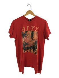 【中古】1017 ALYX 9SM(ALYX)◆1017 ALYX 9SM(ALYX)/Tシャツ/L/コットン/RED【メンズウェア】