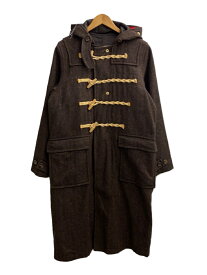 【中古】Sasquatchfabrix.◆DIGABLE PLANETS DUFFLE COAT/ダッフルコート/L/ウール/BRW/13AW-JKH-001【メンズウェア】