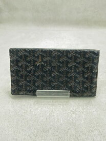 【中古】GOYARD◆長財布/レザー/ブラック/総柄/メンズ【服飾雑貨他】