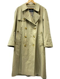 【中古】Aquascutum◆トレンチコート/36/コットン/ベージュ/無地【メンズウェア】