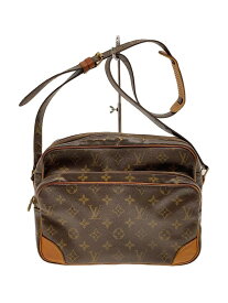 【中古】LOUIS VUITTON◆ナイル_モノグラム・キャンバス_BRW/PVC/BRW【バッグ】