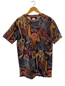 【中古】Paul Smith◆MONKEY ALL OVER T-SHIRT/Tシャツ/L/コットン/マルチカラー/総柄/273508//【メンズウェア】