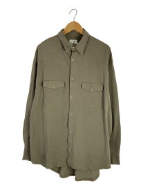 【中古】scair◆長袖シャツ/3/コットン/GRY/2002SC-S002【メンズウェア】