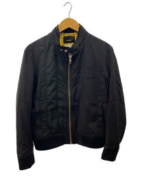 【中古】DIESEL BLACKGOLD◆JACOBY JACKET/46/ナイロン/ブラック【メンズウェア】