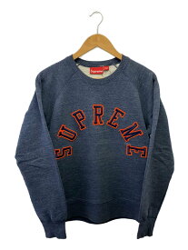【中古】Supreme◆12FW/Felt Arc Crewneck/スウェット/S/コットン/NVY【メンズウェア】