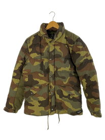 【中古】Penfield◆×X-LARGE/別注ダウンジャケット/M/コットン/KHK/カモフラ/0144503【メンズウェア】