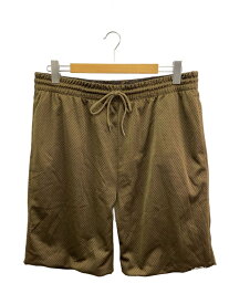 【中古】STUSSY◆2WAYショートパンツ/--/レーヨン/KHK/無地【メンズウェア】