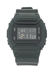 【中古】CASIO◆クォーツ腕時計/デジタル/ラバー/KHK/KHK/DW5600NX7URUM03【服飾雑貨他】