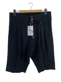 【中古】Vivienne Westwood MAN◆ショートパンツ/50/アクリル/BLK/VW-LP-82548【メンズウェア】