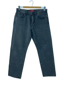 【中古】Supreme◆washed regular jeans/ボトム/32/コットン/BLK【メンズウェア】