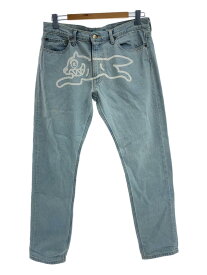 【中古】ICE CREAM◆WASHED DENIM PANTS RUNNING DOG/ボトム/M/コットン/IDG/無地【メンズウェア】