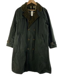 【中古】Barbour◆トレンチコート/36/コットン/KHK/232MWX1014【メンズウェア】